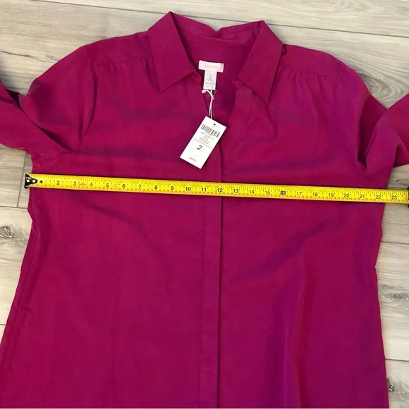 Chicos Shirt Bundle Of 5 NWT Mixed Styles Button Up  Size 2 Retail Value $435 - Picture 13 of 15